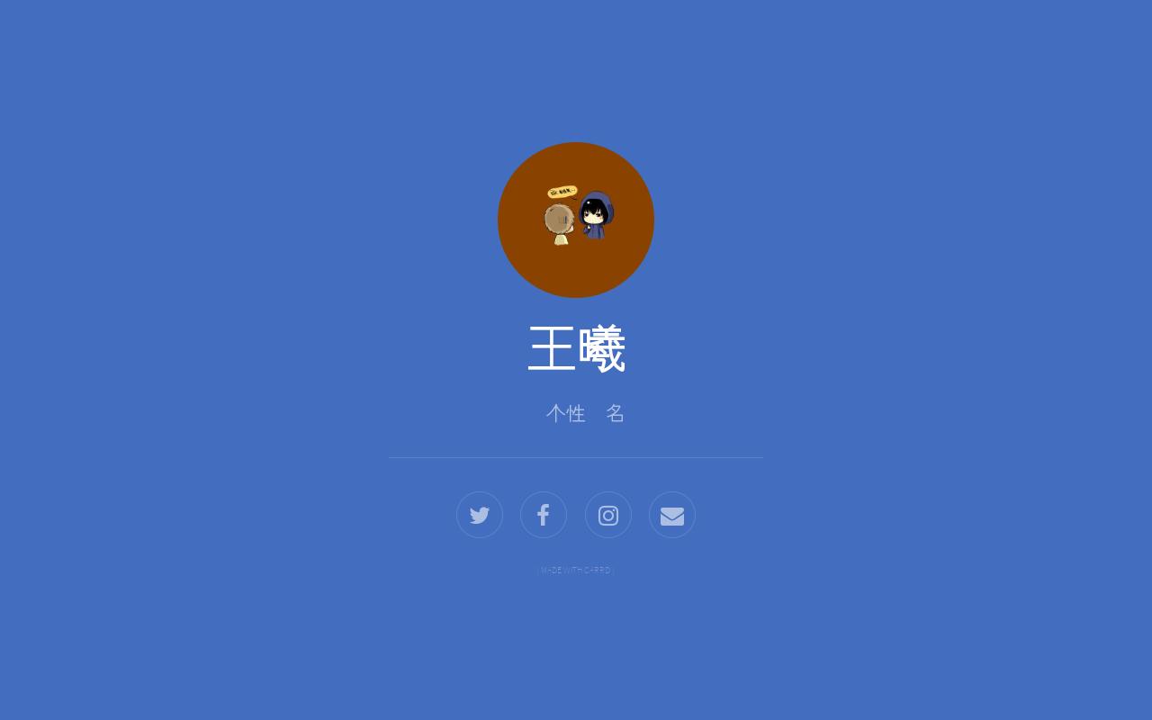 Carrd profile picture for @person